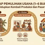 Tahap Pemulihan Usaha (1–6 Bulan): Menghidupkan Kembali Produksi dan Pasar UMKM